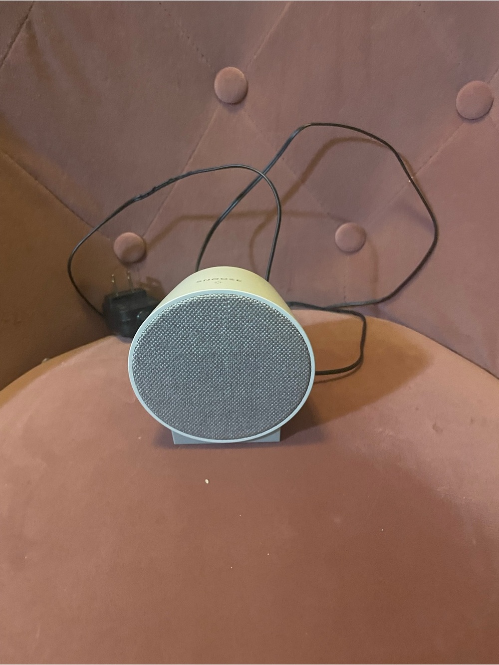 Fabric Accent Alarm Clock